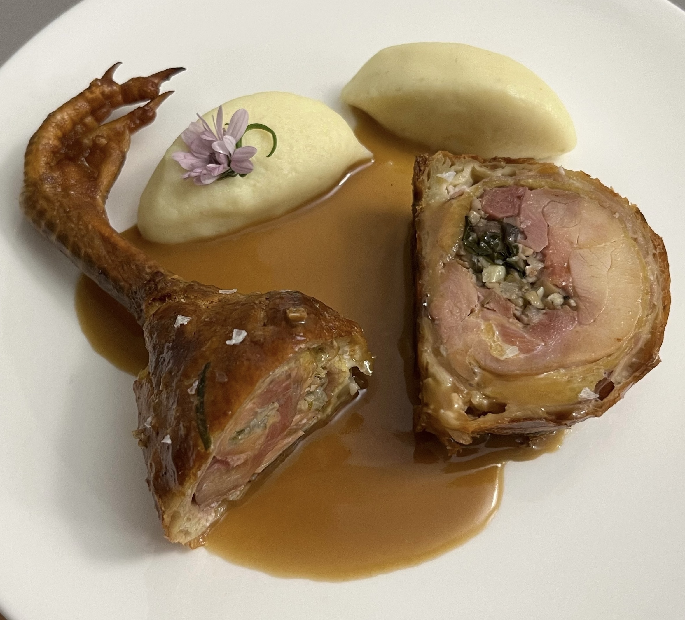 Chicken Leg Wellington