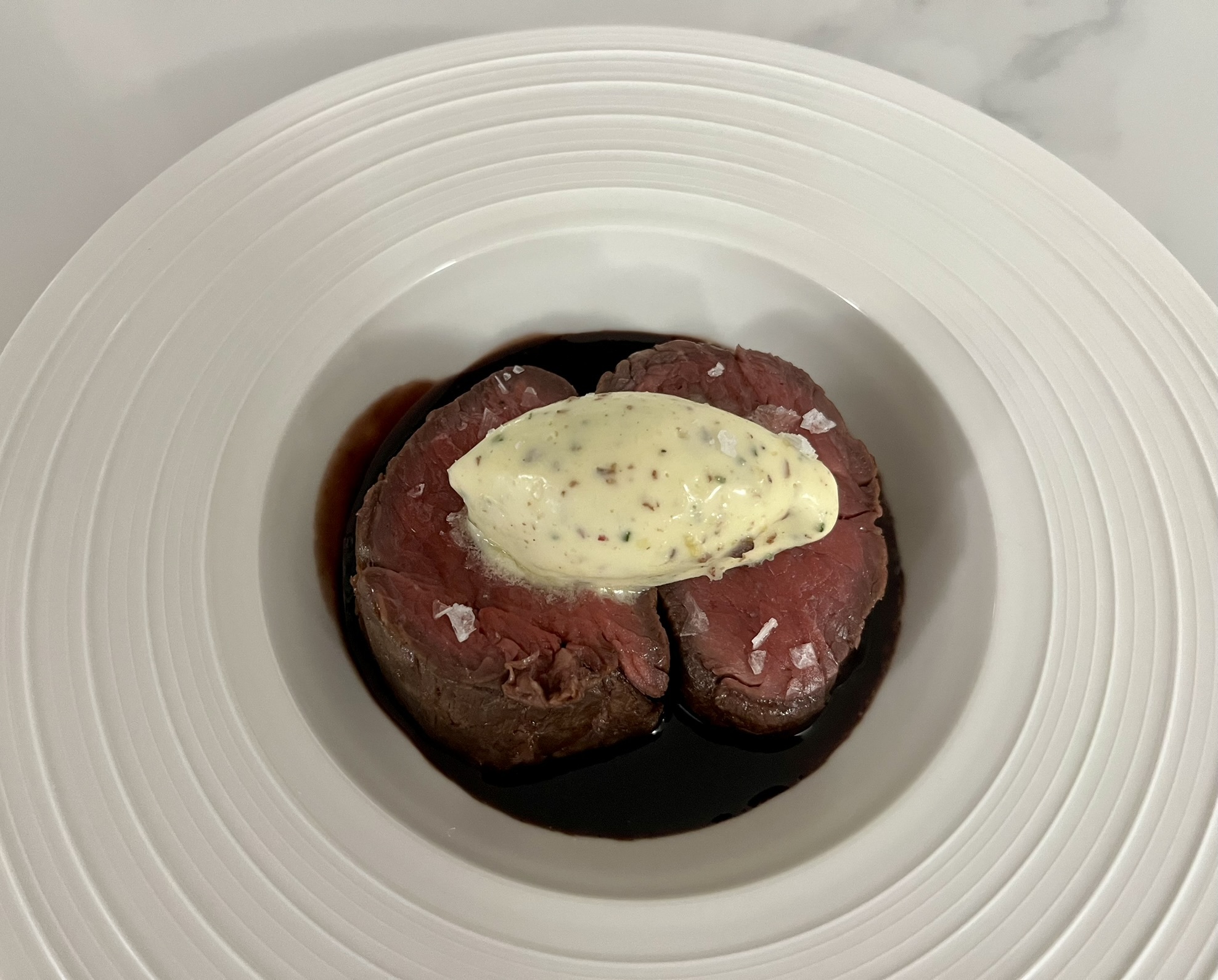Filet Mignon with Bone Marrow Bordelaise
