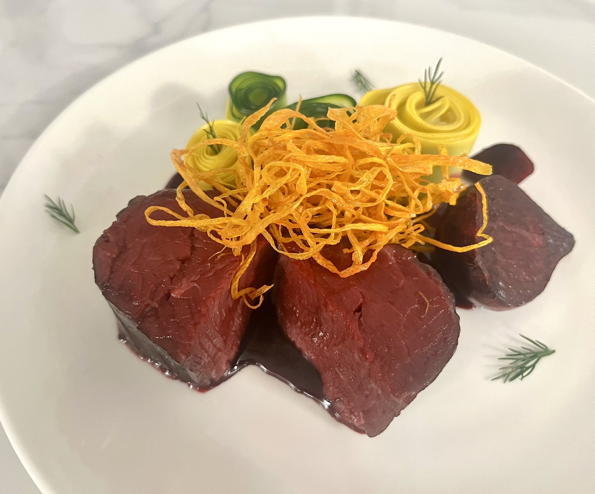 Filet Mignon with Beets