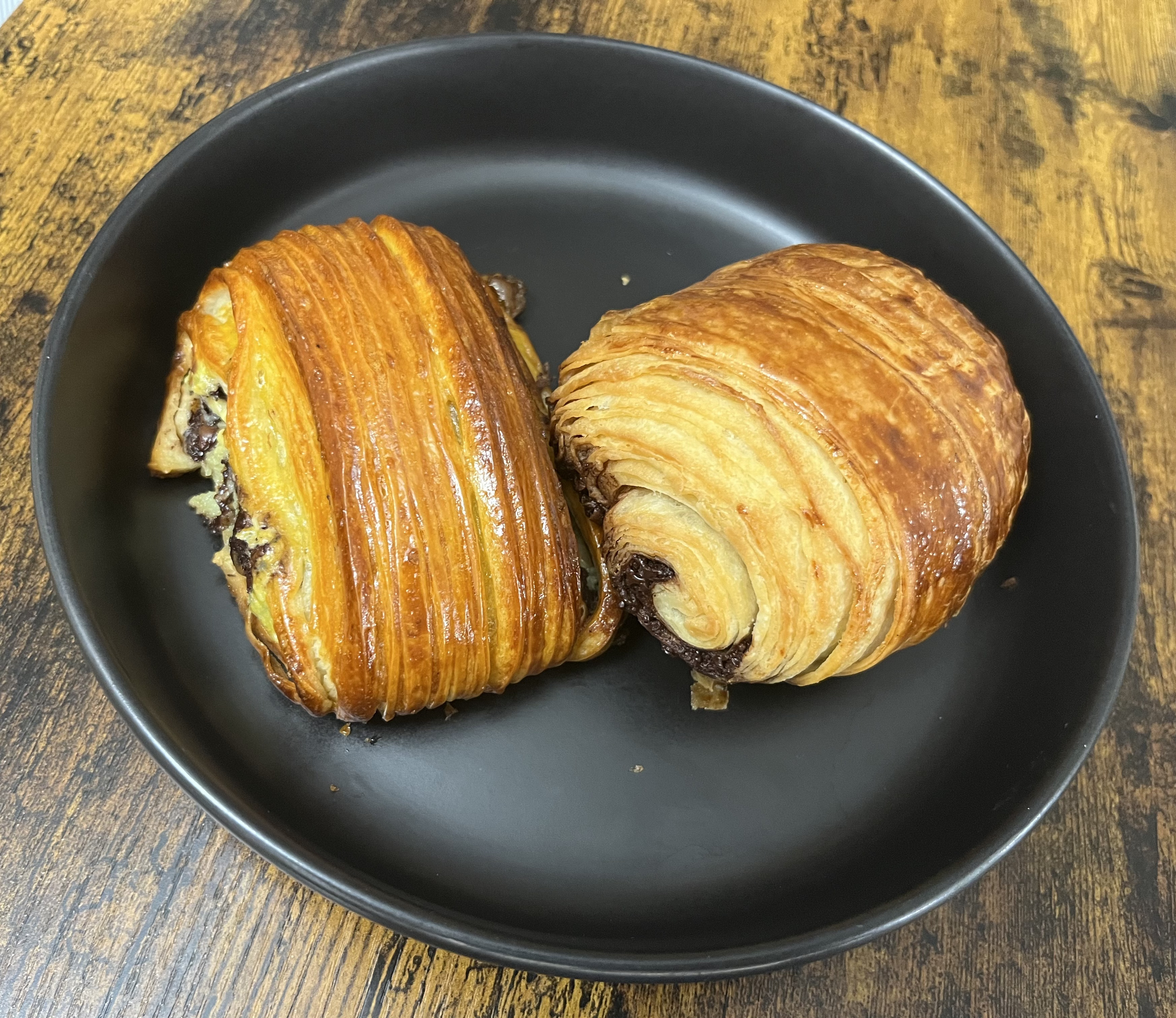 Pain Suisse and Pain au Chocolat