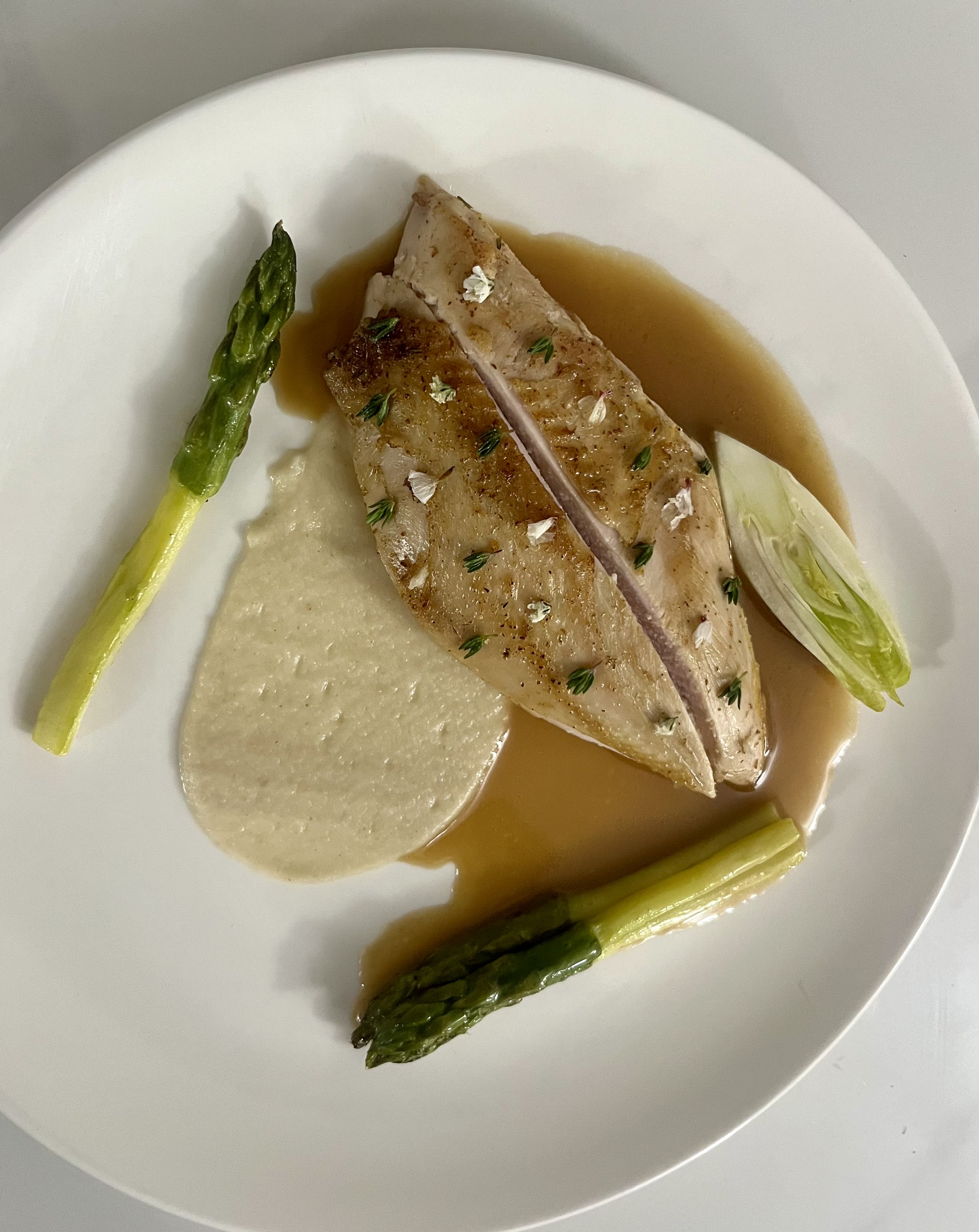 Pheasant with Celeriac Puree