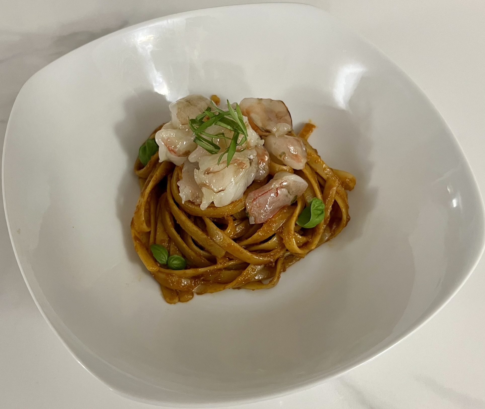 Spaghetti with Prawns